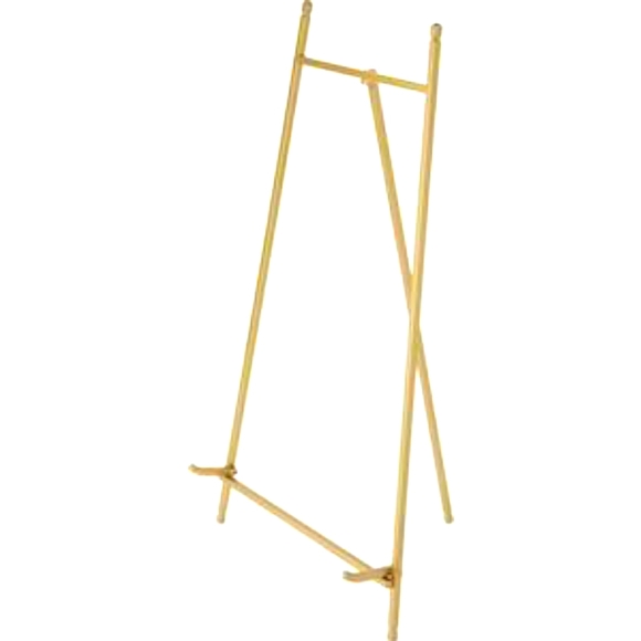 Bard's Satin Gold-Toned Metal Easel, Pack of 2 16" H x 9" W x 9.5" D - Picture 1 of 1